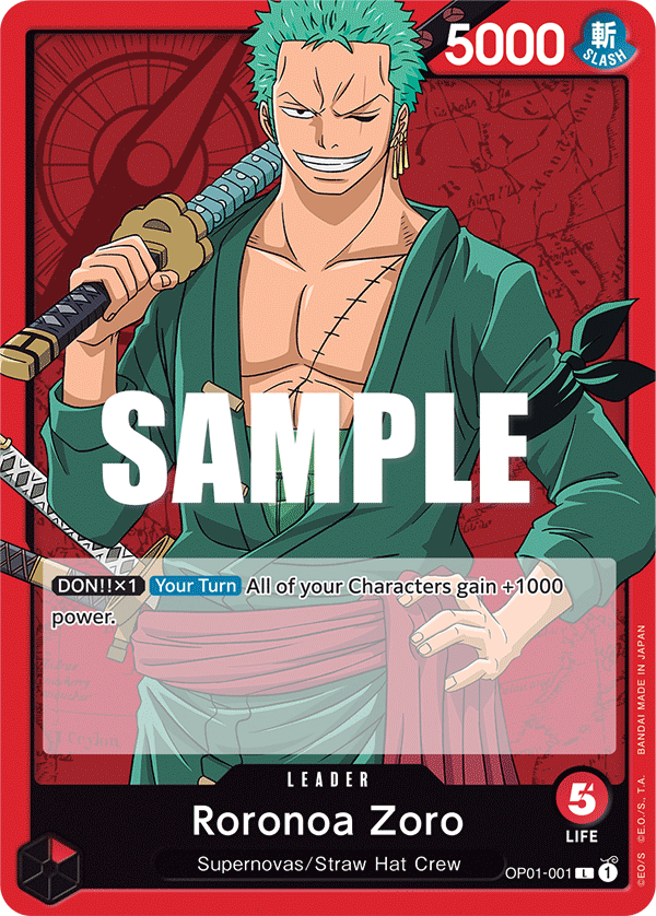 Roronoa Zoro (001) — Romance Dawn