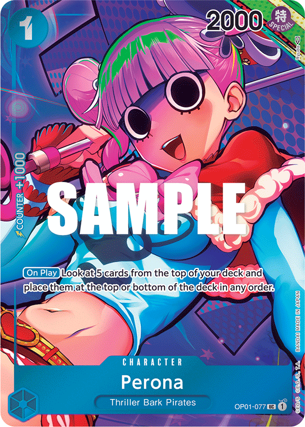 Perona (Box Topper) — Romance Dawn