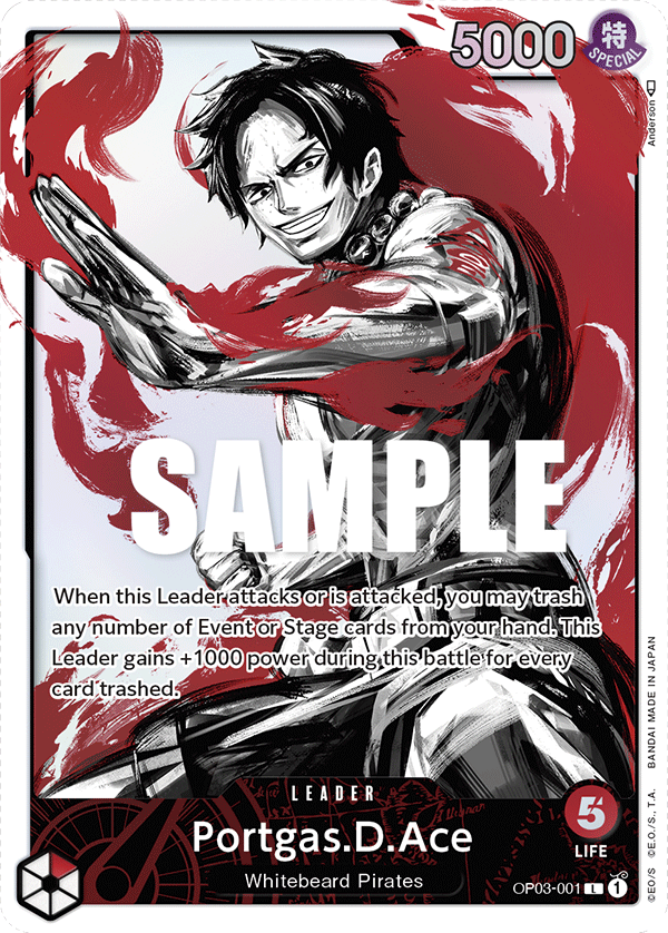 Portgas.D.Ace (Alternate Art) — Pillars of Strength
