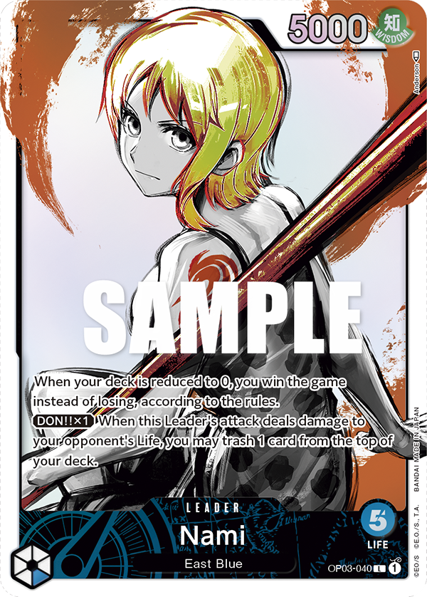 Nami (040) (Alternate Art) — Pillars of Strength