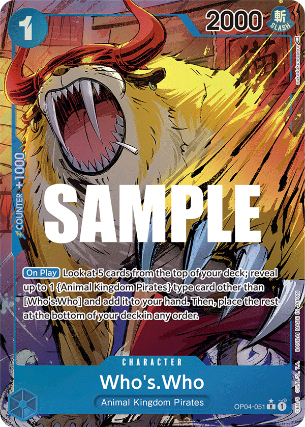 Who's.Who (Alternate Art) — Kingdoms of Intrigue
