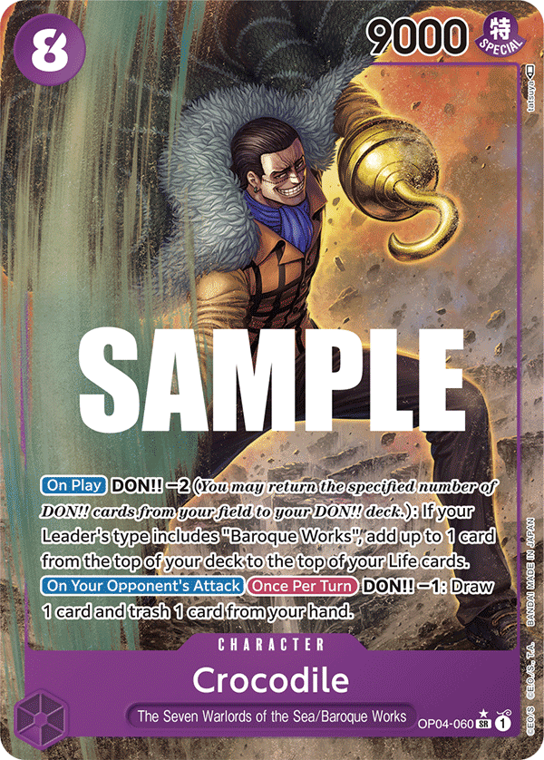 Crocodile (060) (Alternate Art) — Kingdoms of Intrigue
