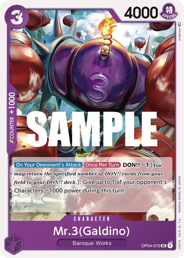 Mr.3 (Galdino) — Kingdoms of Intrigue