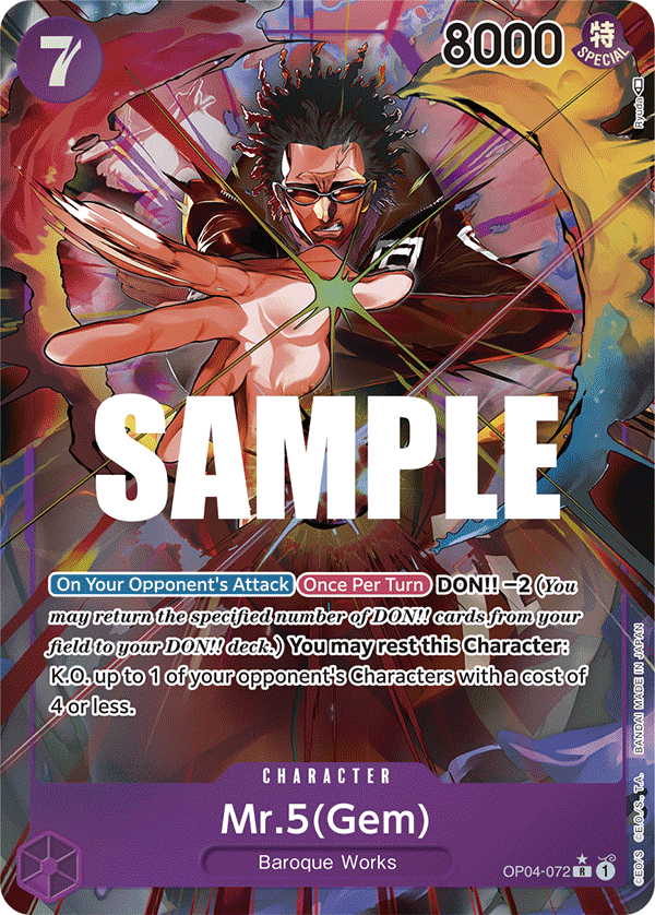Mr.5 (Gem) (Alternate Art) — Kingdoms of Intrigue