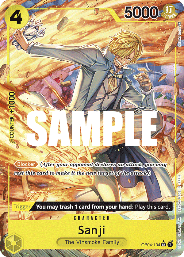 Sanji (104) (Alternate Art) — Kingdoms of Intrigue
