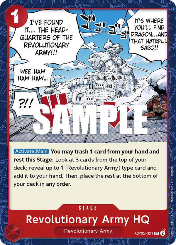 Revolutionary Army HQ — Awakening of the New Era