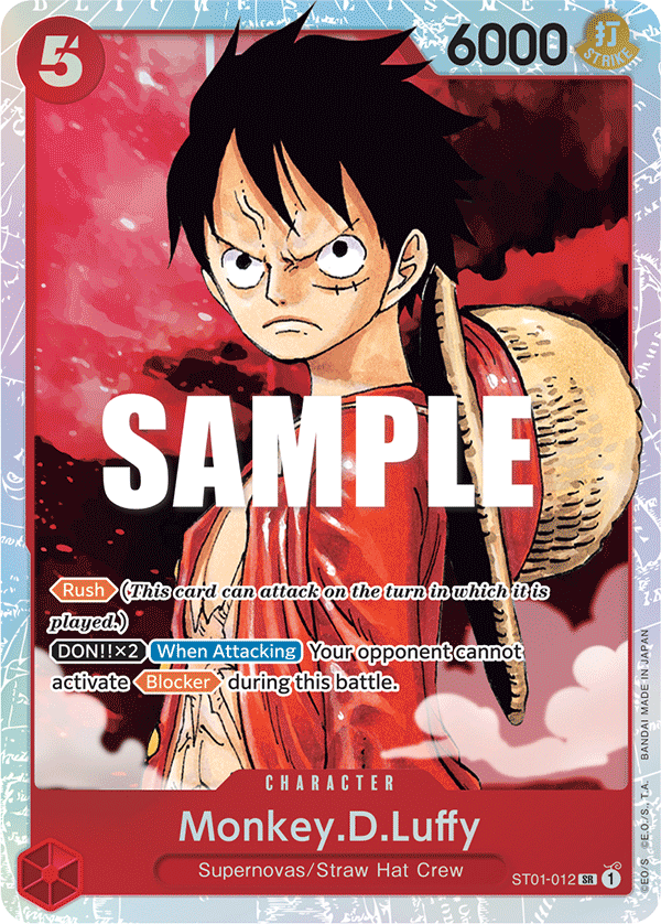 Monkey.D.Luffy (012) — Starter Deck 1: Straw Hat Crew