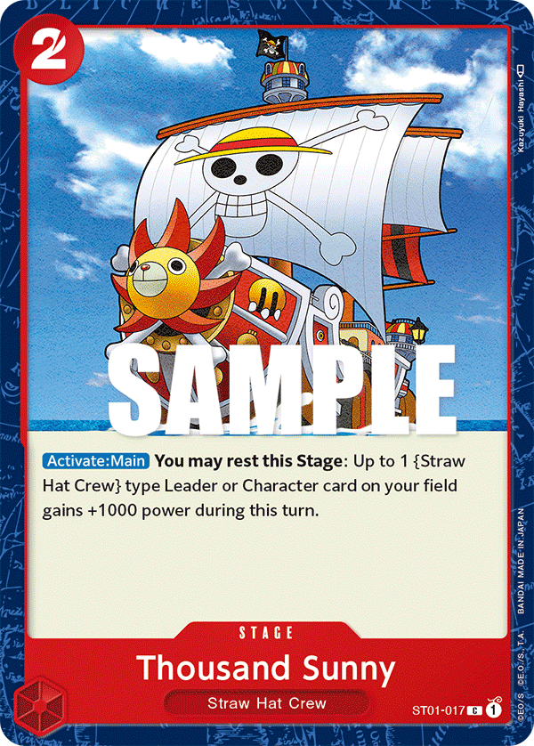Thousand Sunny — Starter Deck 1: Straw Hat Crew