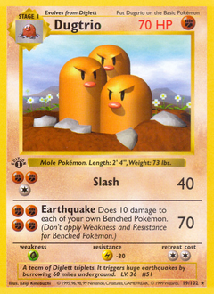 Dugtrio — Base