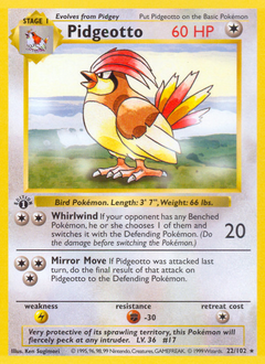 Pidgeotto — Base