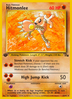Hitmonlee — Fossil