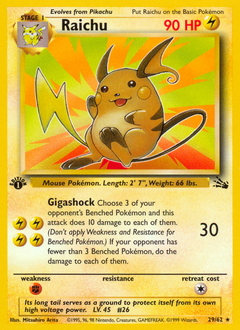 Raichu — Fossil