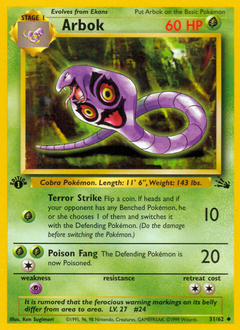 Arbok — Fossil