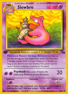 Slowbro — Fossil