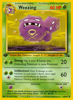 Weezing — Fossil