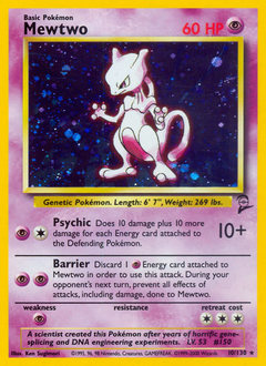 Mewtwo — Base Set 2