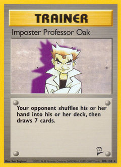 Imposter Professor Oak — Base Set 2