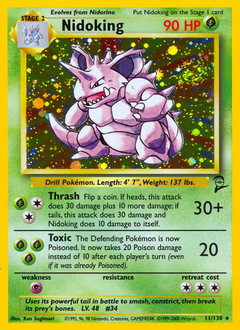 Nidoking — Base Set 2