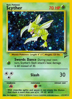 Scyther — Base Set 2