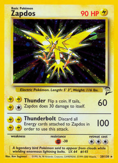 Zapdos — Base Set 2