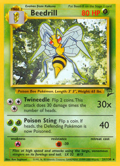 Beedrill — Base Set 2
