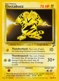 Electabuzz — Base Set 2