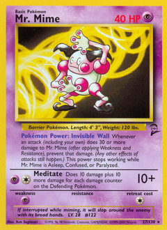 Mr. Mime — Base Set 2