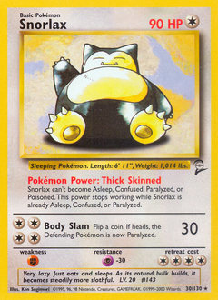 Snorlax — Base Set 2