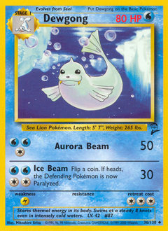 Dewgong — Base Set 2