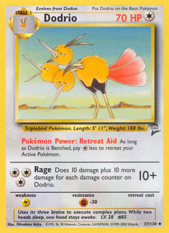 Dodrio — Base Set 2