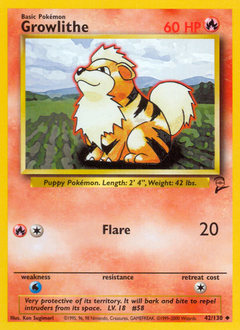 Growlithe — Base Set 2