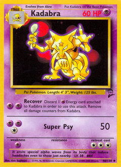 Kadabra — Base Set 2