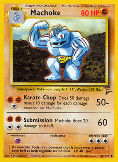 Machoke — Base Set 2