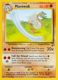 Marowak — Base Set 2