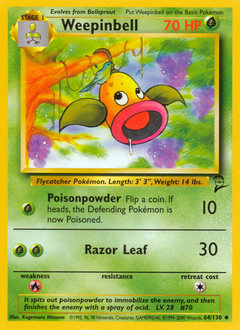 Weepinbell — Base Set 2