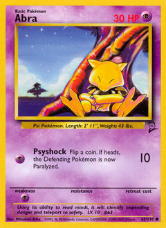 Abra — Base Set 2