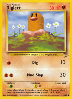 Diglett — Base Set 2
