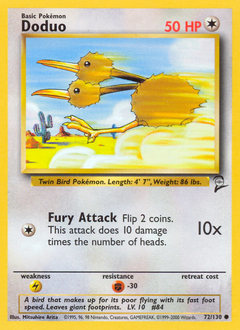 Doduo — Base Set 2