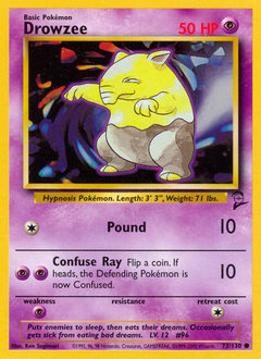 Drowzee — Base Set 2