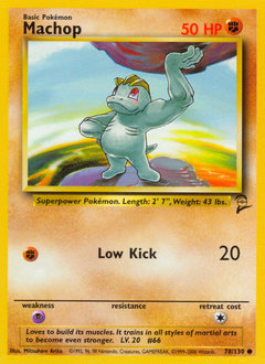 Machop — Base Set 2