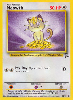 Meowth — Base Set 2