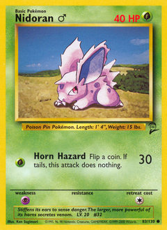 Nidoran ♂ — Base Set 2