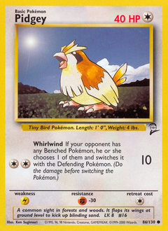 Pidgey — Base Set 2