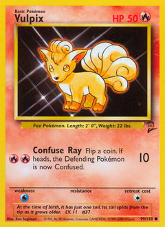 Vulpix — Base Set 2