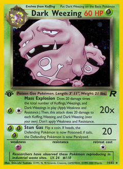 Dark Weezing — Team Rocket