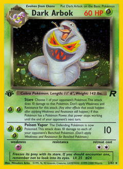 Dark Arbok — Team Rocket