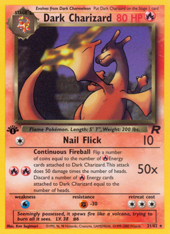 Dark Charizard — Team Rocket