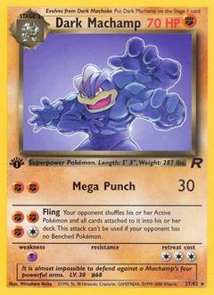 Dark Machamp — Team Rocket
