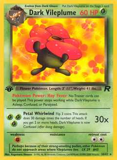 Dark Vileplume — Team Rocket