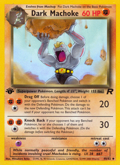 Dark Machoke — Team Rocket